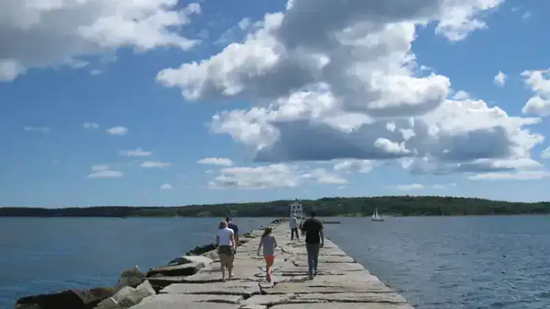 scenic stretch of maine coast crossword